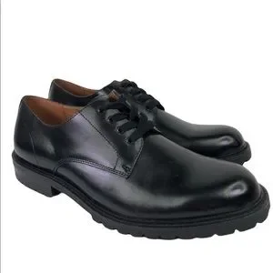 NEW Steve Madden Karbon Black Leather Oxford Shoes Size 10 Steve Madden Karbon Black Leather Oxford | Mercari main image 3